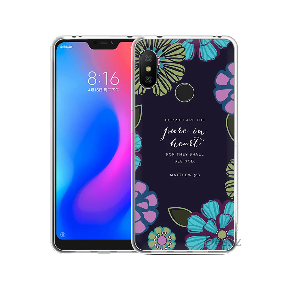 Чехол для телефона с библейскими стихами Redmi Note 3 4 4X 5 5A 6 Pro Prime Protect | Мобильные