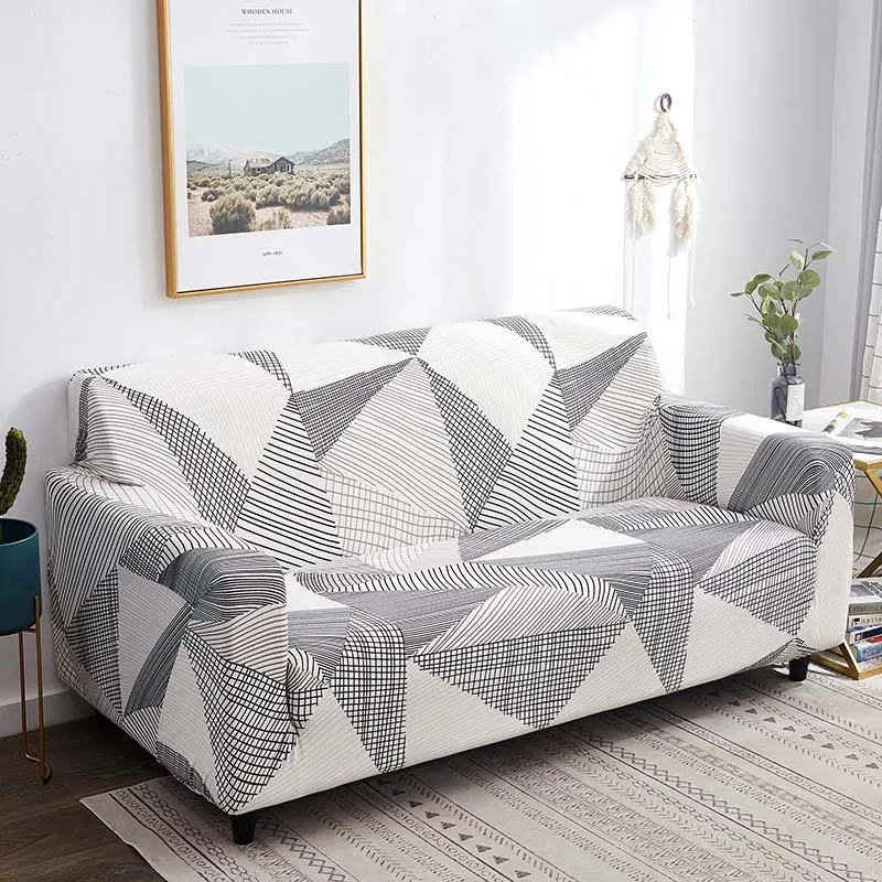 Чехол для дивана из спандекса с принтом Эластичная декоративная подушка