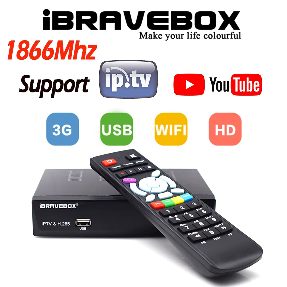 iBRAVEBOX F10S PLUS DVB-S2 TwinTuner HD Satellite tv Receiver H.265 Support CCcam cline NEWCAMD IKS IPTV USB Wifi Media Player