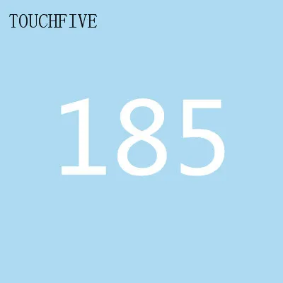 185 1 шт. TouchFive на выбор, 168 цветов, маркеры для эскизов, маркеры на спиртовой основе, набор цветных маркеров, товары для рукоделия, ручка для школы - Цвет: 185