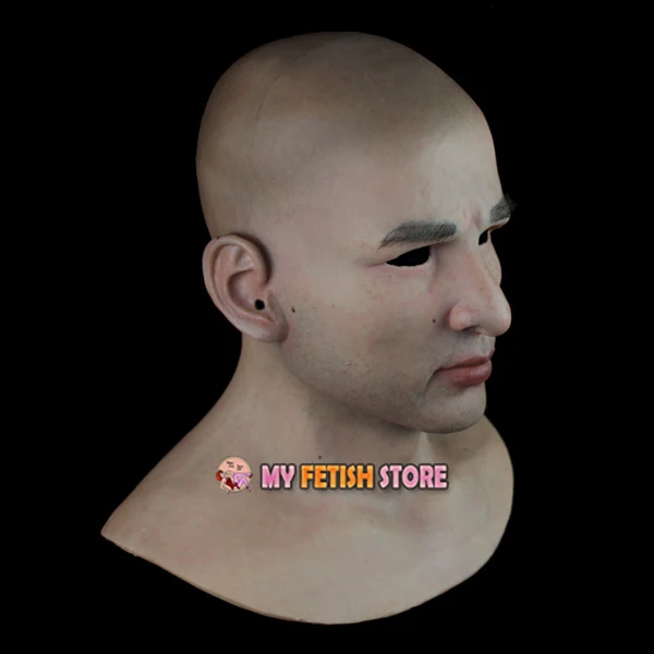SF-N10) Вечерние Маски для кроссдресса; маскарадный костюм; Реалистичная маска для лица человека; силиконовая мужская маска на всю голову для Хэллоуина; Фетиш-одежда