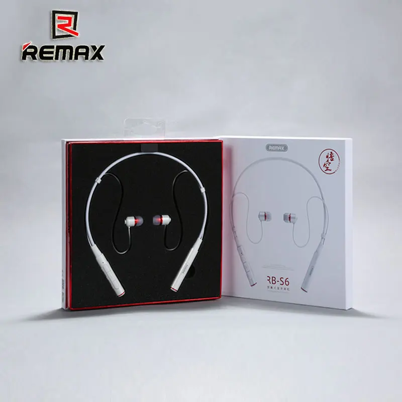 Беспроводные Bluetooth наушники REMAX с шейным ободом подвесные вкладыши для Xiaomi iphone