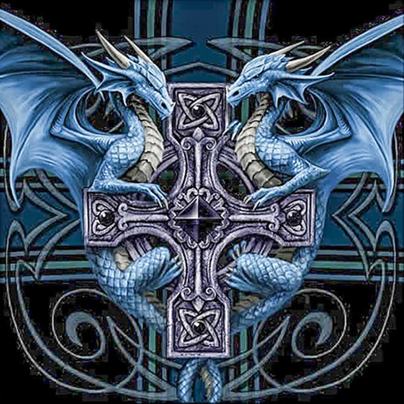 

Full Drill Round Diamond Embroidery 5D DIY Diamond Painting Dinosaur Pattern Cross Stitch Decorative Painting Wall Stickers
