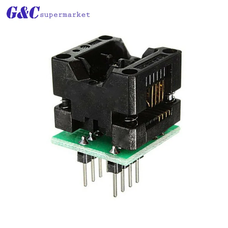 1 шт. SOIC8 SOP8 для DIP8 широкофюзеляжный сиденье широкий 150mil/200mil программист разъем