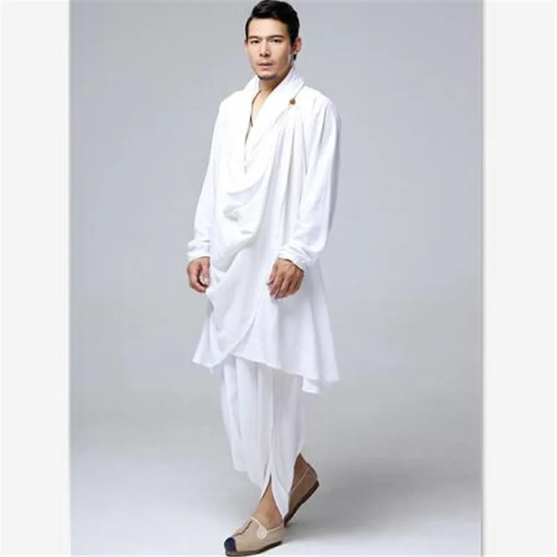 Китайский кунг-фу clothing мужчины белье casual плюс размер свободные тай-чи plus хлопок