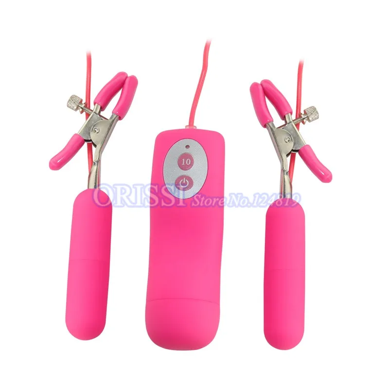 ORISSI 10 скоростей Вибраторы для сосков женщин вибрирующие зажимы стимуляторы