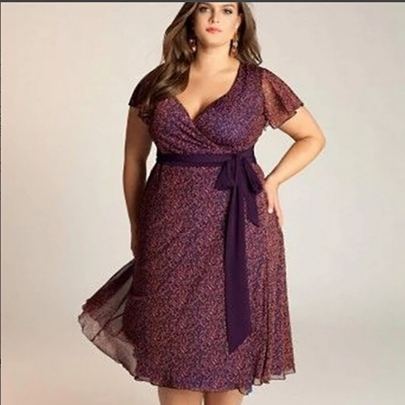 Nemidor Женщины Sexy V образным Вырезом Партия С Коротким Рукавом A Line Dress Элегантный