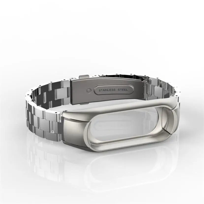 HIPERDEAL для Xiaomi Mi Band 3 модный роскошный ремешок из нержавеющей стали металлический