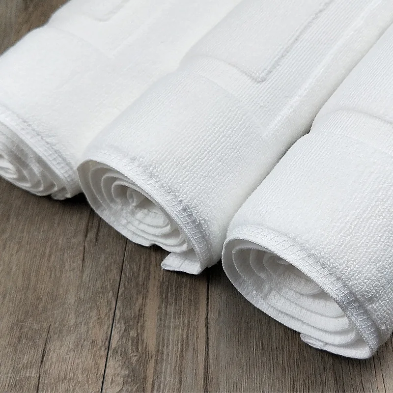 Hotel White 32 Lines Cotton Jacquard Thickened 450 Grams Towel Quality Bathroom Floor Mat Thicken High Grade Door Mat|Коврик| |