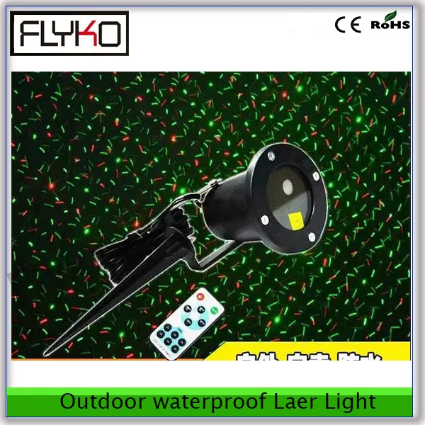 Free shipping IP68 IP65 waterproof laser light mini style with romote controller outdoor using