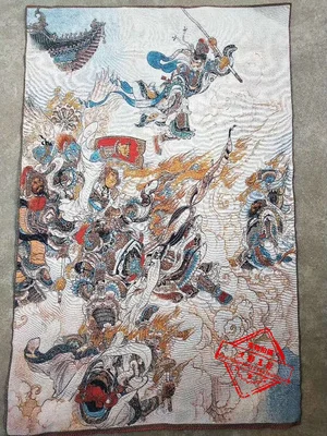 

Make Old Brocade Embroidery Paintings Imitating Ancient Times (Journey to the West. Da Hao Tiangong)