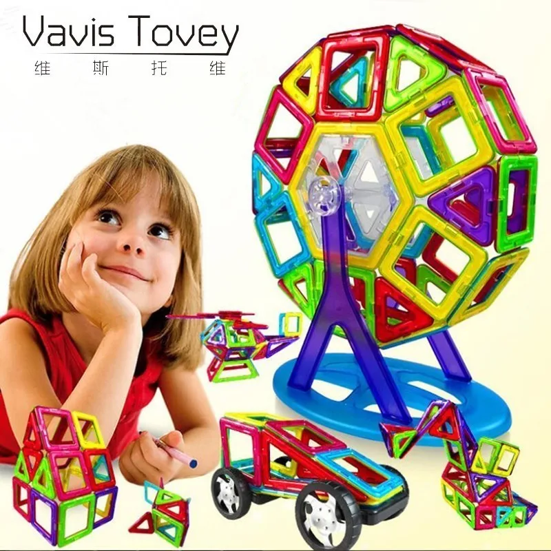 Vavis тови больше формы мини магнитных блоков Магнитный конструктор строительство