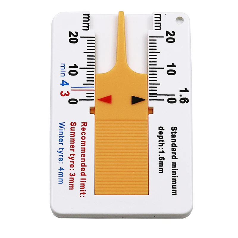 Автомобильный измеритель глубины протектора автомобиля мотоцикла прицепа |