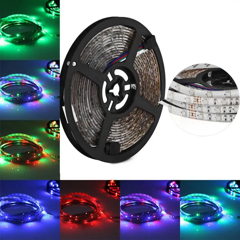 YouOkLight YK0421 10 м 600 Светодиодные ленты свет Водонепроницаемый SMD 3528 гибкие RGB огни строки с 24 Key IR удаленный
