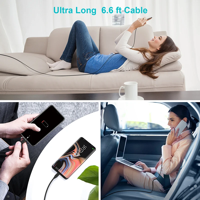 CHOETECH MFi USB C PD кабель USB 2 м C-Lightning Кабель для быстрой зарядки и синхронизации данных шнур совместим с iPhone X/XS/XR/XS MAX/8/8 Plus iPad
