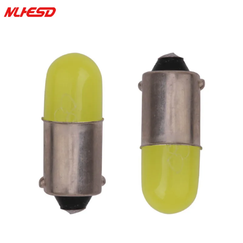 2 шт. BA9S удара круглая 3D Led T4W 1 SMD номерного знака автомобиля светильник Поворотная