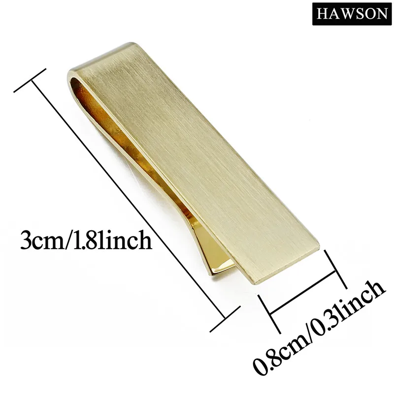 Мужские Короткие Золотые зажимы для галстука 1 81 дюйма обтягивающие шпильки с