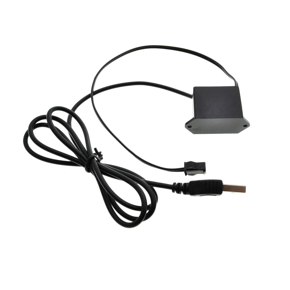 USB Инвертор контроллер для 1-3 м светодиодный El провода свечение гибкий неоновый Декор DC5V