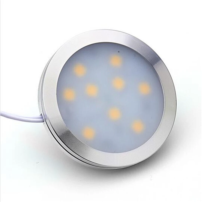 Светодиодные лампы под шкафом с 2-ходовым переключателем 4 в комплекте 12 В