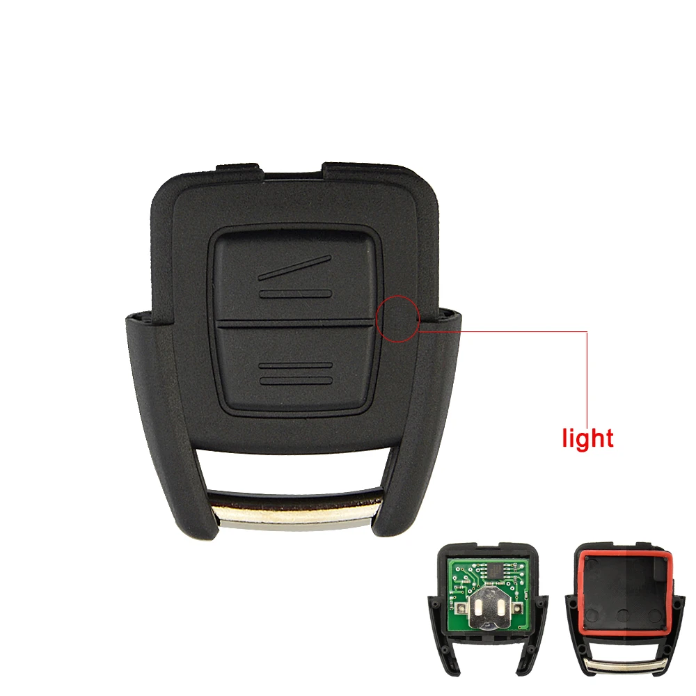OkeyTech 2 кнопки дистанционного управления для Opel 433 МГц ключ Vauxhall Astra Zafira Omega Vectra с