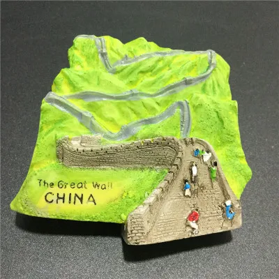 Китай магнит на холодильник Пекин Великая стена туристический сувенир для