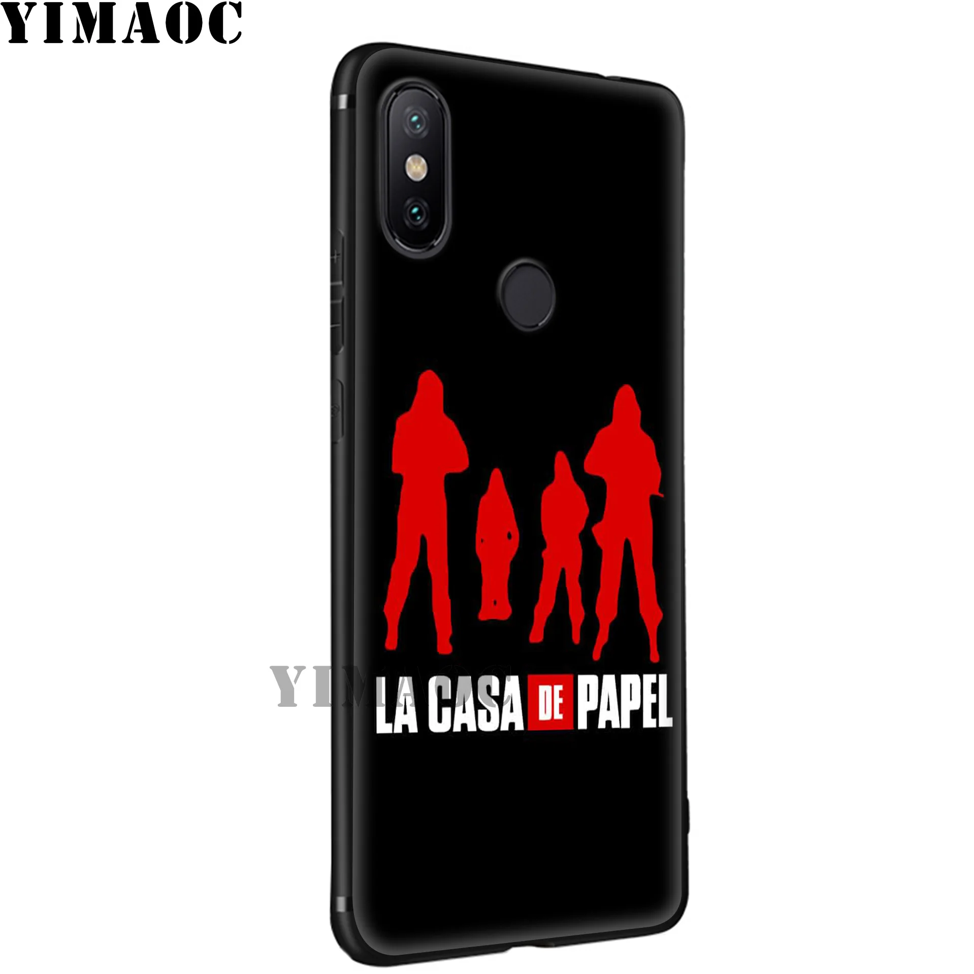 YIMAOC La Casa De Papel Soft Case for Xiaomi Mi 9T 9 8 Se 6 MAX 3 A1 A2 Lite MiA1 MiA2 CC9E CC9 6X 5X POCOPHONE F1 |