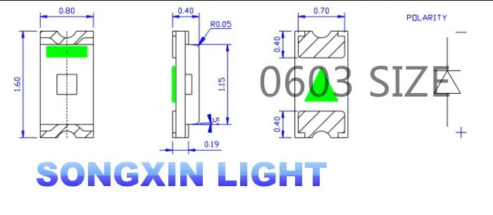 500 шт. SMD 0603 светодиодный Диод светоизлучающий-диоды Изумрудный зеленый Esmeralda Verde 0603 SMD светодиодный Яркий чипы диодный пакет 525нм
