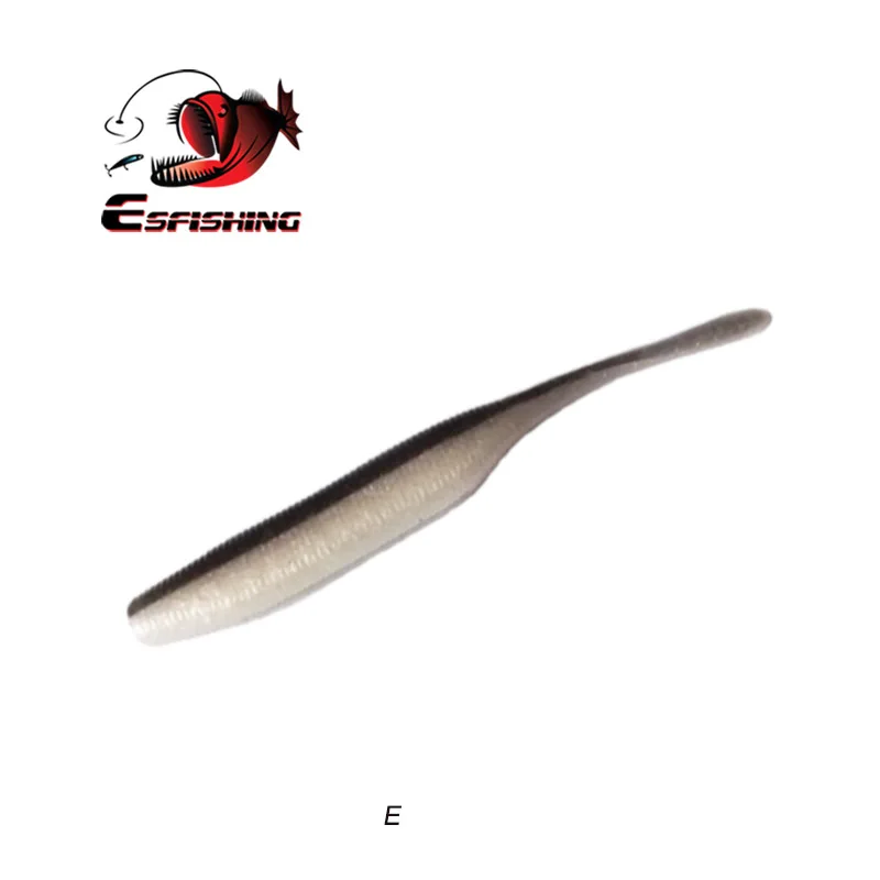 E Рыболовные приманки ESFISHING Drive Shad, 125 мм, 7,8 г, 5 шт., рыболовные приманки для ловли карпа, набор Iscas, искусственные приманки для ловли на крючок, спиннербейт - Цвет: E
