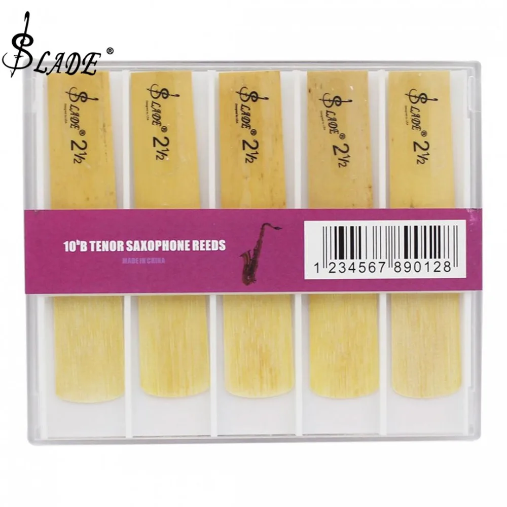 

SLADE 2.5 Reeds 2-1/2 Bamboo Clarinet /Alto/SopranoReeds Reed for Bb Clarinet Woodwind Instruments Parts & Accessoeres