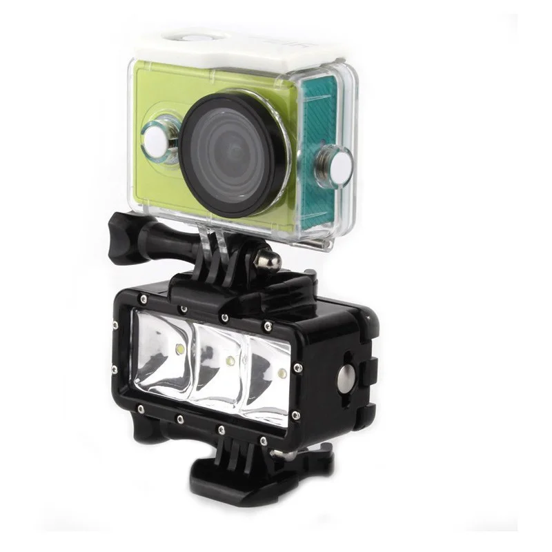 Подводный Водонепроницаемый экшн камеры Go Pro для дайвинга светодиодная вспышка