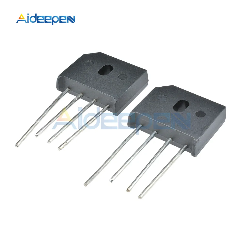 5 шт. 2A 3A 4A 6A 8A 10A 15A 600V 800V 1000V диодный мост выпрямителя KBP206 210 310 KBL406 410 608 610 KBU810 1010 1510