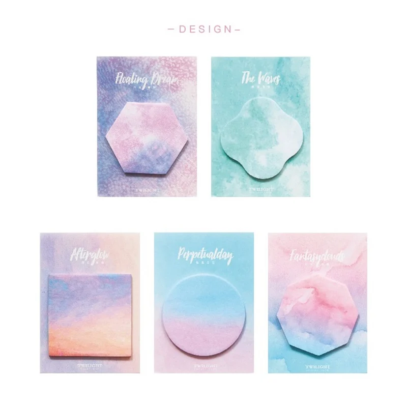 5 шт. Fanstasy Dream color sticky note memo ежедневник планировщик наклейки маркеры для книг