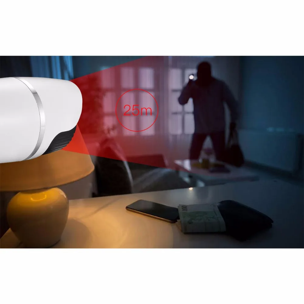 AZISHN HD 1080P 2MP 48V POE ip-камера ONVIF с функцией обнаружения движения водонепроницаемая