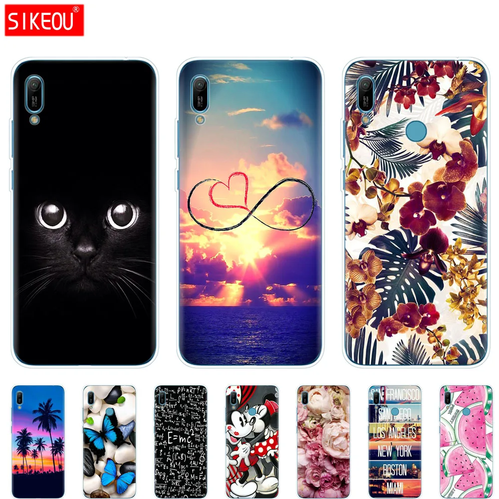 Для huawei y6 чехол huawei Y6 чехол из силикона и ТПУ мягкий чехол для телефона для huawei Y6 MRD-LX1 MRD-LX1F Y 6 pro Y6Prime
