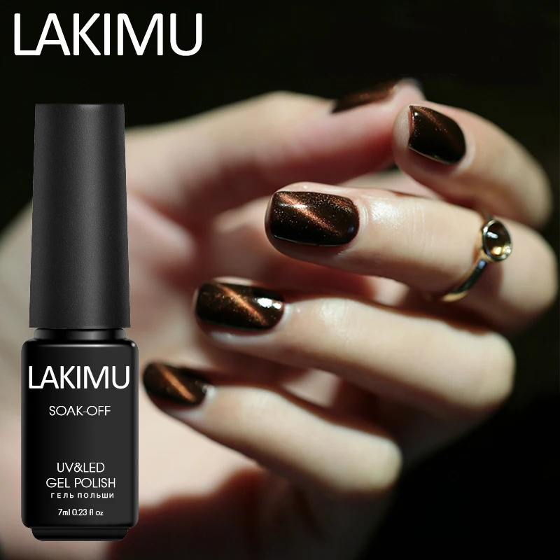Lakimu 5D кошачий глаз УФ гель для ногтей 7 мл Полупостоянный сделай сам волшебный