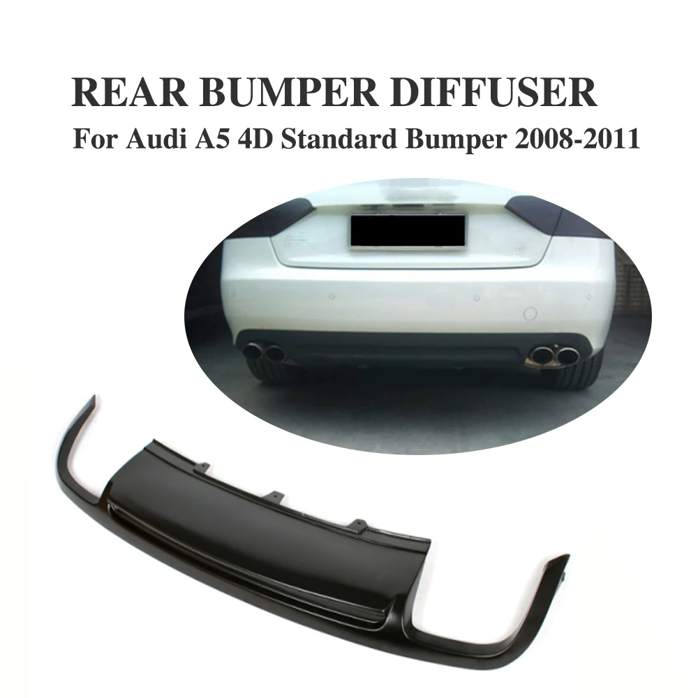 

Rear Lip Diffuser Spoiler Fit For Audi A5 Sportback 4 door Standard 2008-2011 Non-Sline