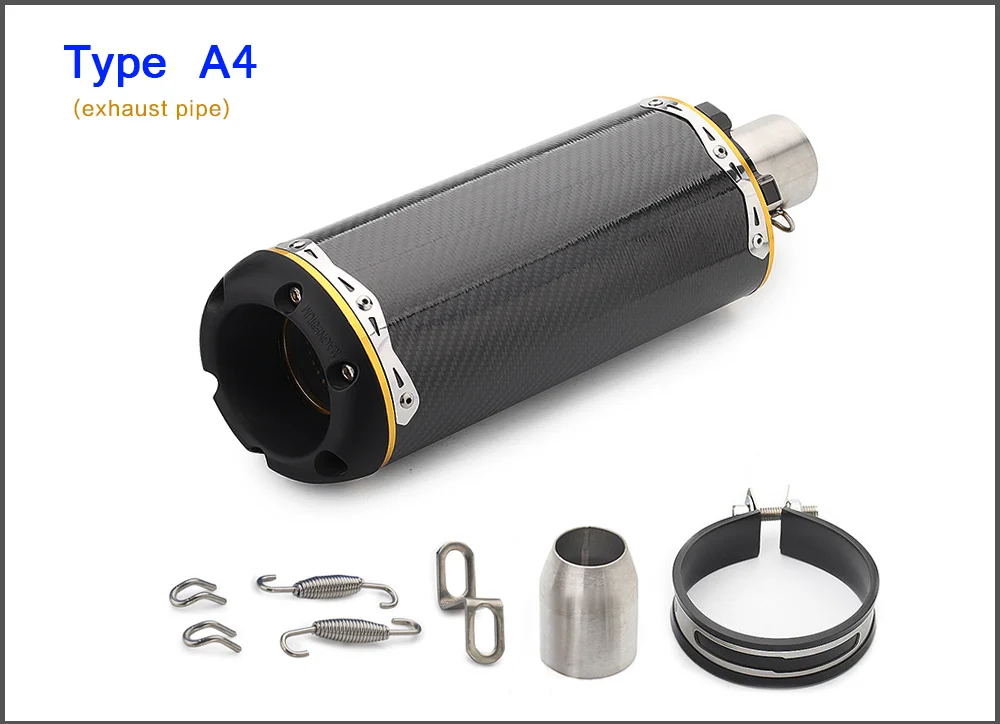 51 мм moto rcycle выхлопная труба moto mivv akrapovic два брата выхлопная труба для kawasaki er6n z900 R1 R6 gsr650 cbr1000