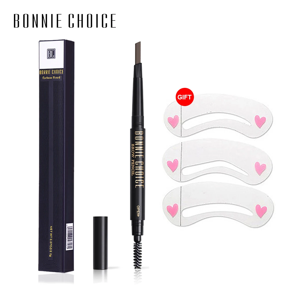 Карандаш для бровей BONNIE CHOICE водостойкая автоматическая ручка тени + 3 шт.