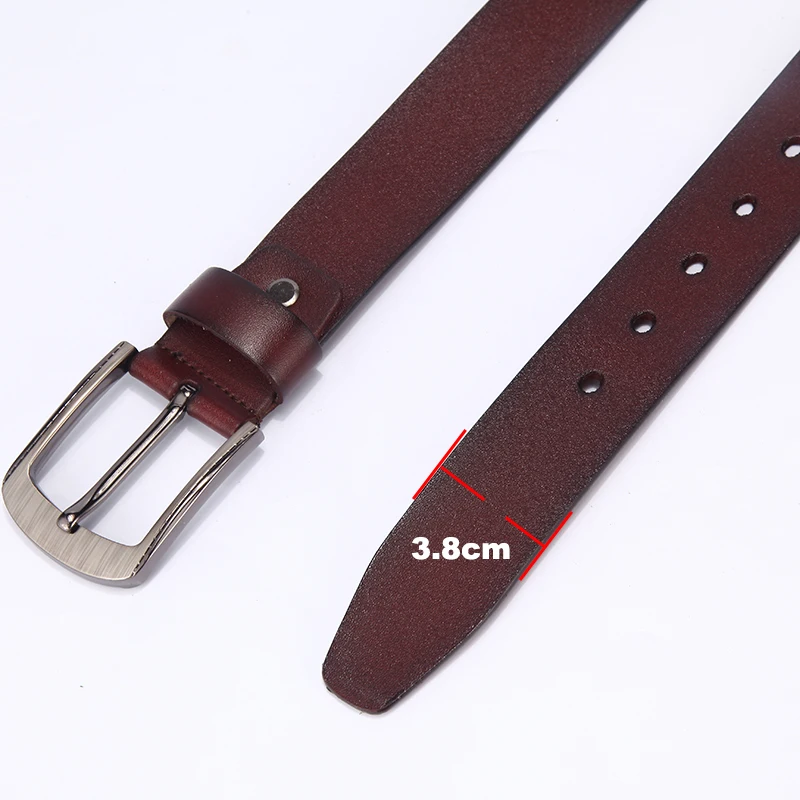 Ремень LFMB мужской из натуральной кожи кожаный пояс для брюк| |