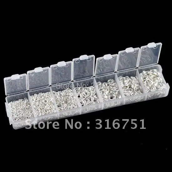 Горячая продажа перфорированные фитинги 1 коробка покрытием ДЖАМП кольцо 3 мм 8