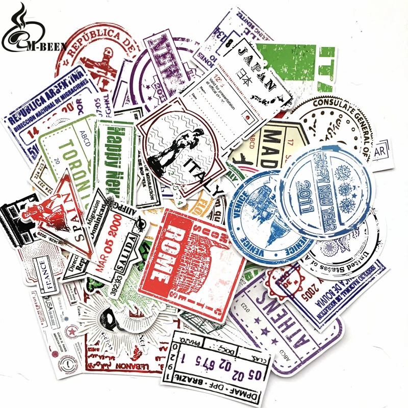 60 шт./лот Ретро путешествия посадочный талон воздушные билеты креативный чемодан