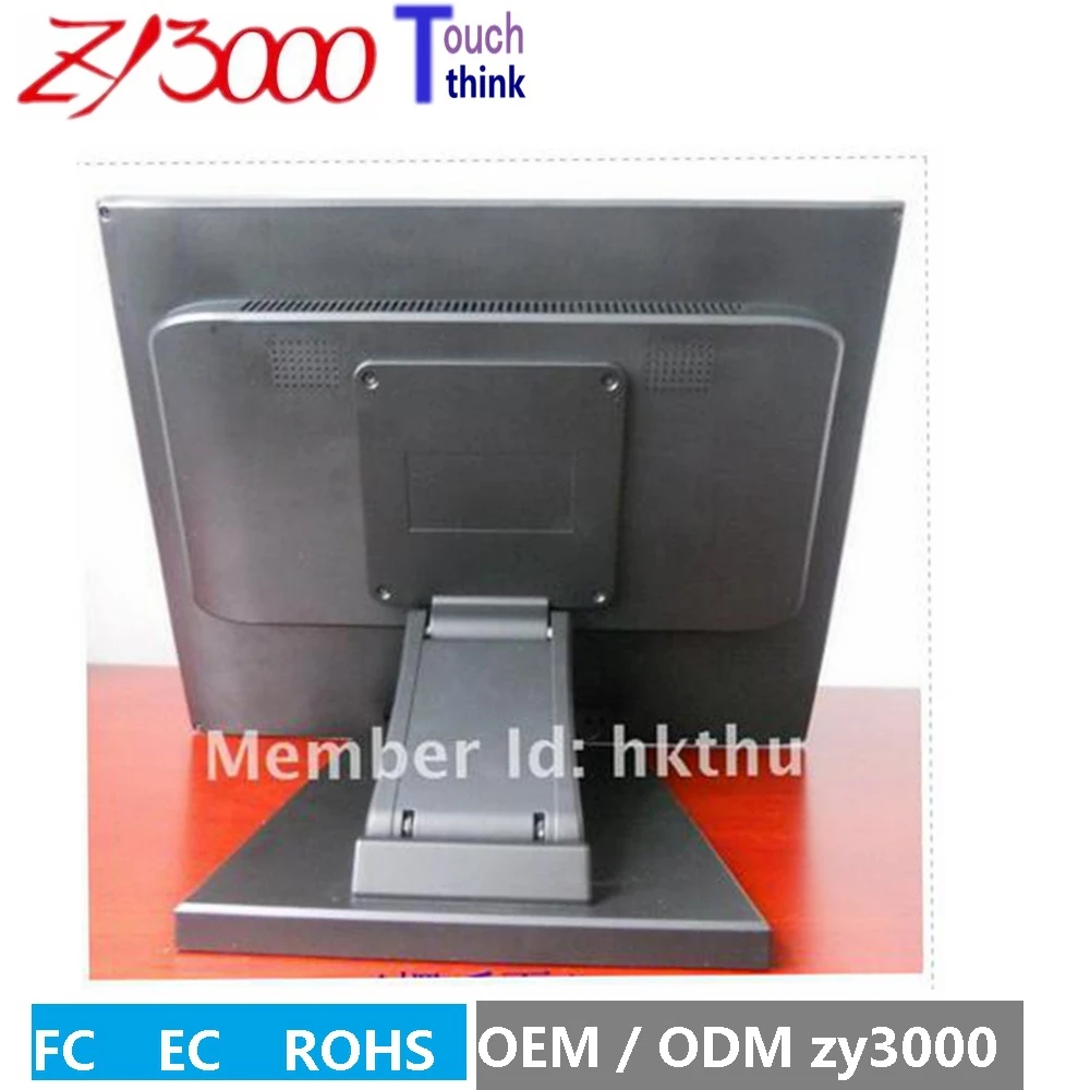 Автомобильный детектор промышленный сенсорный экран 19 дюймов Dvi Vga Tft Lcd для Pos