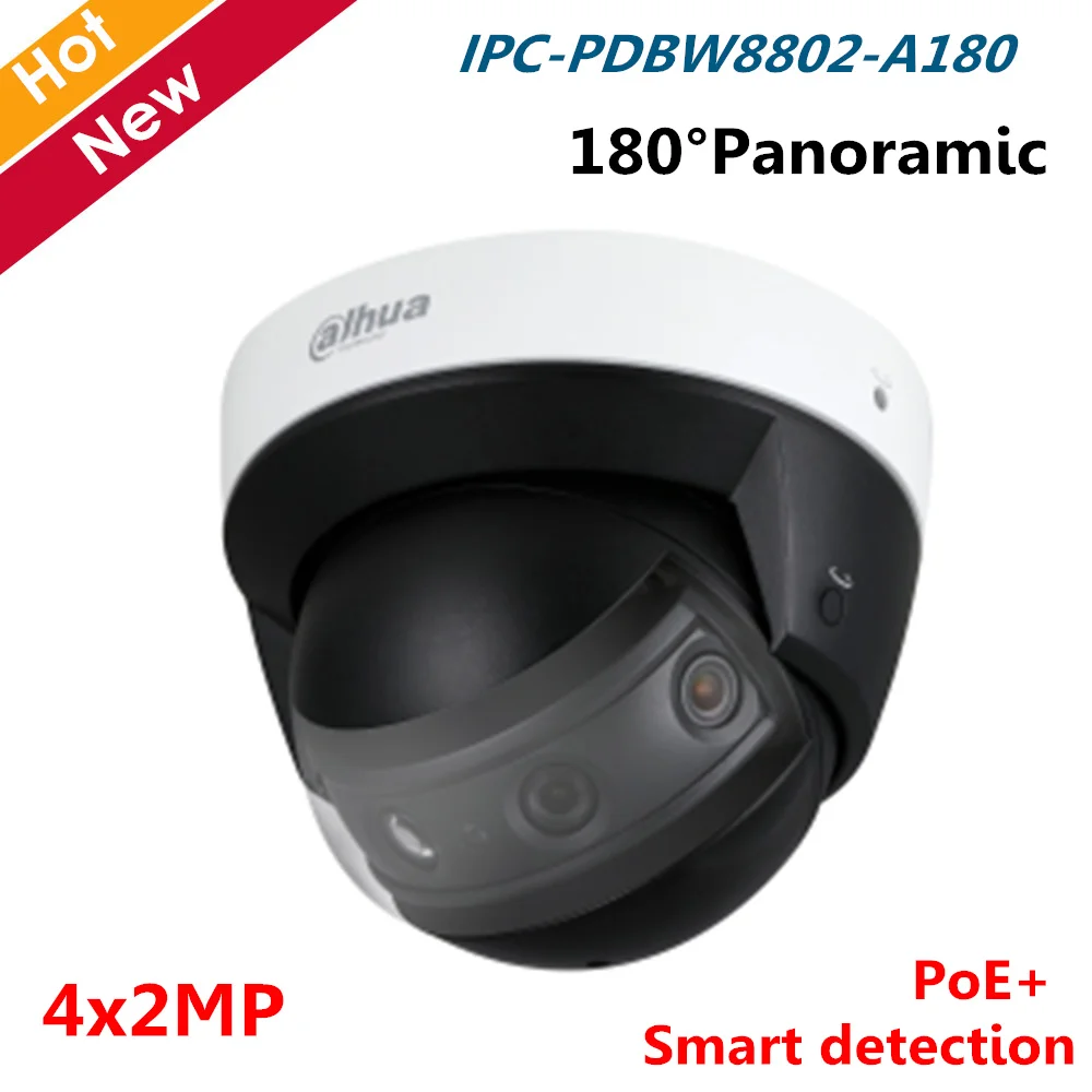 Dahua панорамная ИК купольная сетевая камера IPC PDBW8802 A180 4x2 МП мульти датчик