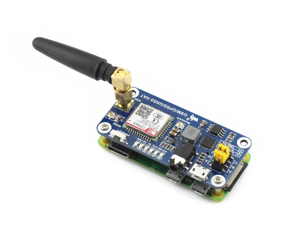 GSM/GPRS/GNSS/Bluetooth шапка для Raspberry Pi Bluetooth 3,0 поддерживает SMS Телефонный звонок GPRS DTMF HTTP FTP MMS электронная почта gps компас