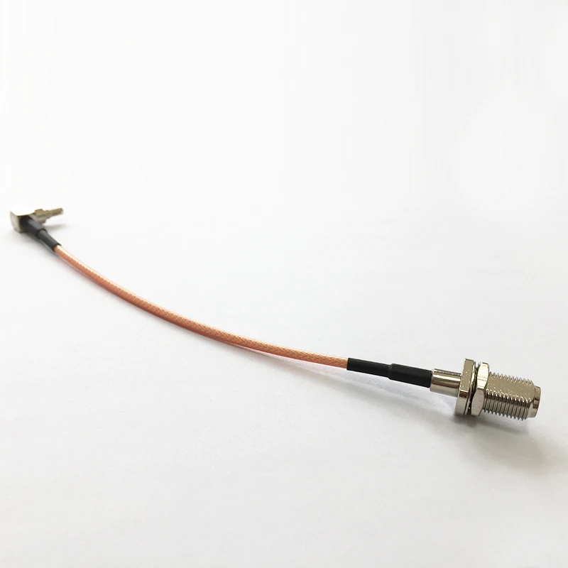 Кабель F-CRC9 F Female-CRC9 с прямым углом RG316 pigtail 30 см 12 &quot настраиваемый Кабель-адаптер