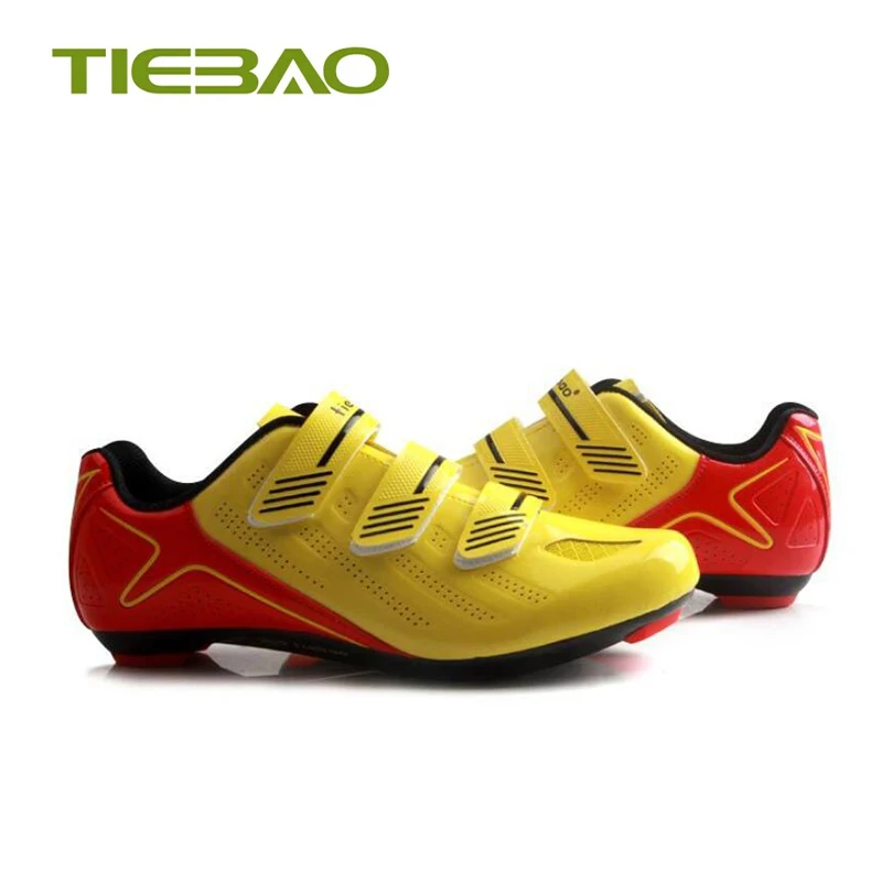 Tiebao Road Cycling Shoes Sapatilha Ciclismo Men Bicycle Outdoor Superstar Sneakers Nylon Sole Self-Locking Bike on - Велосипедные кроссовки Tiebao Road Cycling Shoes Sapatilha Ciclismo для мужчин на открытом воздухе с нейлоновой подошвой и самоблокировко