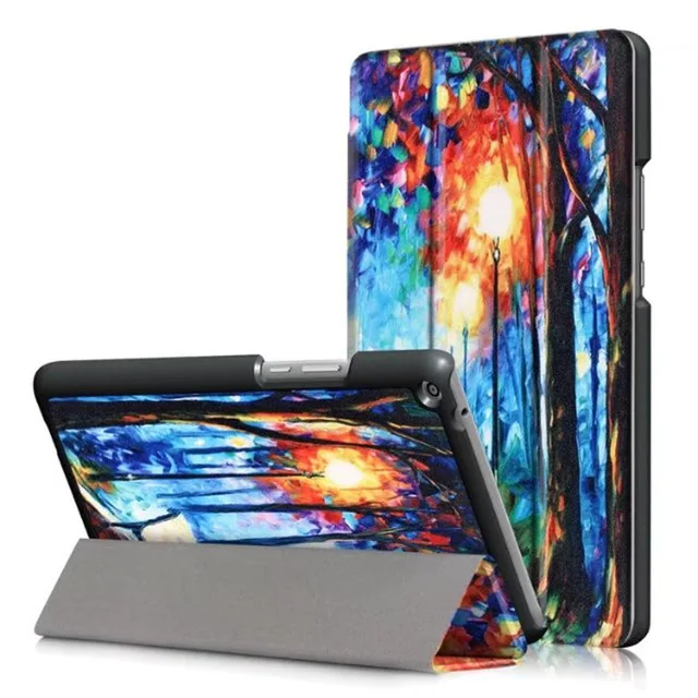 07 Тонкий Магнитный чехол из искусственной кожи для huawei mediapad T3 8,0 KOB-L09 KOB-W09 чехол для планшета для huawei mediapad T3 8 чехол - Цвет: 07