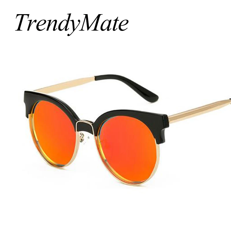 Новинка 2018 модные женские круглые солнцезащитные очки брендовые дизайнерские