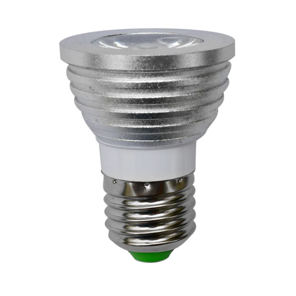 E27 3W 150LM 1-LED Multi-Colored RGB Light LED Spot Bulb / Remote Control (AC 100-220V) free shipping | Лампы и освещение