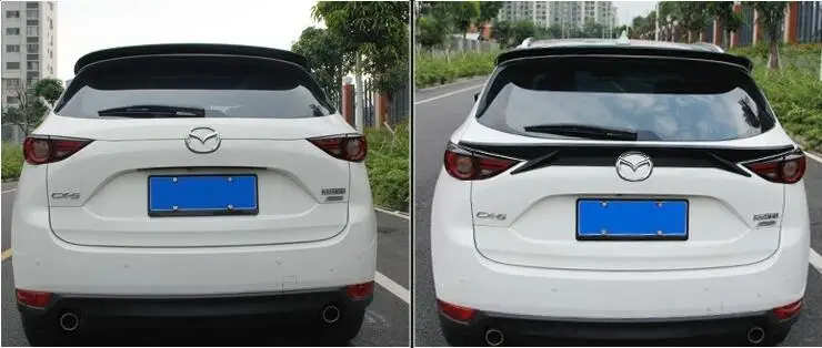 Для mazda CX-5 CX5 спойлер на крышу- ABS Материал заднее крыло праймер цвет задний спойлер для mazda CX-5 спойлер на крышу